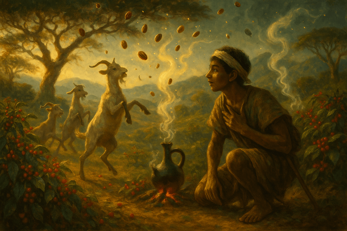 Illustration of Ethiopia: Birthplace of Coffee
